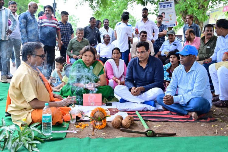 98 लाख की लागत से सेक्टर 4 में होगा सौदर्यीकरण, विधायक श्री यादव और महापौर नीरज पाल ने किया भूमिपूजन, सेक्टर 10 में भी होगा 70 लाख की लागत से सौदर्यीकरण