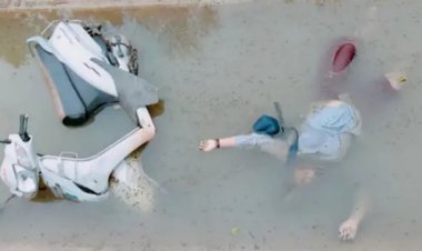 ट्यूशन से घर लौटते वक्त अनियंत्रित होकर स्कूटी सहित नाले में गिरी छात्रा,  बेहोशी के कारण हुई मौत