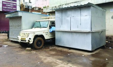 निगम की उदासीनता से पावर हाउस बस स्टैंड में अतिक्रमण शुरू