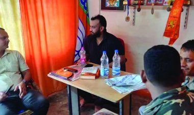 भिलाई भाजयुमों कार्यसमिति सदस्य प्रशम दत्ता को पुलिस ने किया हाऊस अरेस्ट, जाने इसकी वजह