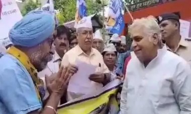CM को भागवान शंकर कहने पर गरमाई राजनीति, BJPऔर AAP पार्टी के पदाधिकारियों ने विधायक अरुण वोरा को लिया आड़े हाथों