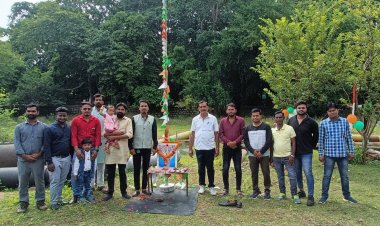 बीएसपी पीएचई डिपार्टमेंट में ध्वजारोहण कार्यक्रम