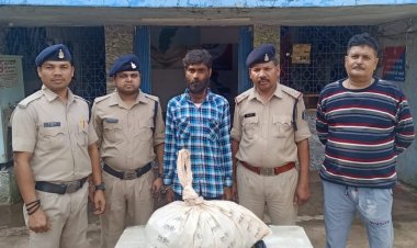 गोपाल चतुर्वेदी 3.4 किलो गांजा के साथ फरीद नगर में पकड़ा गया