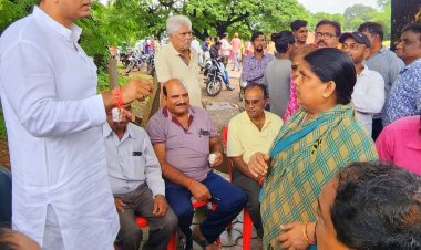 विधायक की प्रगति यात्रा शुरू, सेक्टर 9 के लोगों को 1.3 करोड़ के विकास कार्य की दी सौगात, 10 विकास कार्यों का भूमिपूजन और लोकार्पण भी