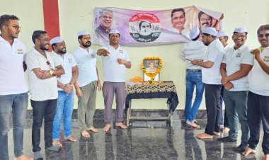 राजीव गांधी के आधुनिक भारत निर्माण में किए गए कार्यों को किया याद