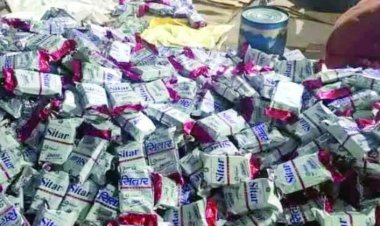 दुर्ग जिले की एक फैक्ट्री में देर रात पुलिस का छापा, लाखों रुपए की जर्दा-गुटखा जब्त, 2 हिरासत में