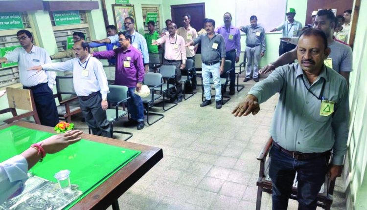 फोर्ज एवं स्टील स्ट्रक्चरल शॉप में सुरक्षा प्रोत्साहन सप्ताह का आयोजन