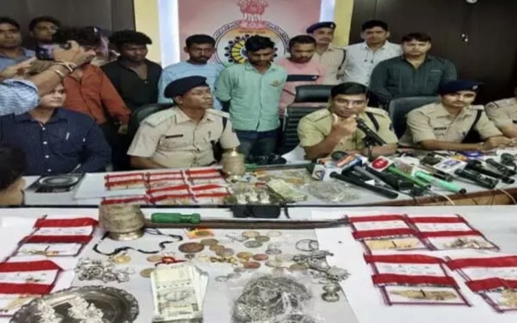 स्पोर्ट्स अधिकारी सहित 3 घरों में 14 लाख की चोरी, 5 आरोपियों ने चोरी के जेवरात बैंक में रख लिया गोल्ड लोन