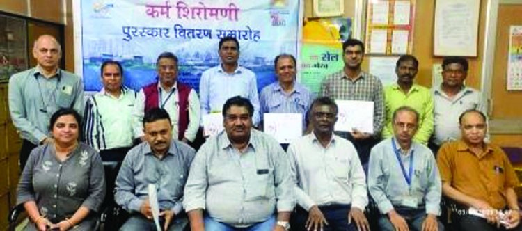 शिरोमणि पुरस्कार से नवाजे गए बीएसपी कर्मचारी