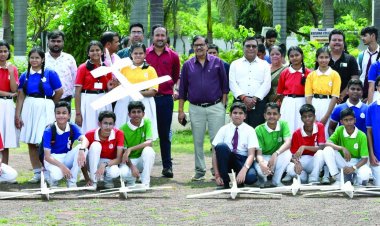 ड्रोन मॉडलिंग के क्षेत्र में केपीएस के विद्यार्थियों का सफल प्रदर्शन