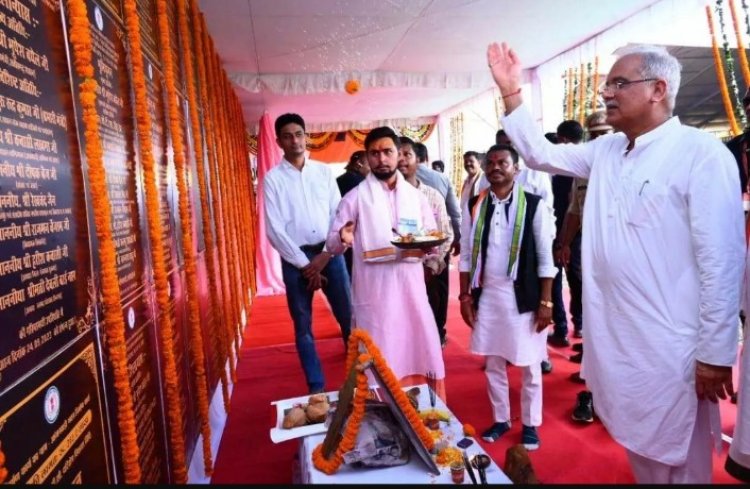 सुकमा जिले को 273.28 करोड़ के 137 विकास कार्याें की मुख्यमंत्री ने दी सौगात