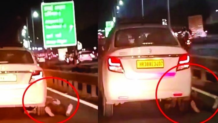 सवारी बनकर चढ़ा फिर सीट बेल्ट में बांधकर टैक्सी चालक को सड़क पर घसीटा, मौत