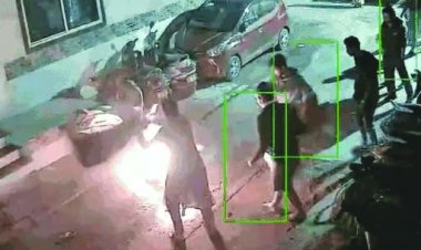 पत्नी और उसके परिजनों से तंग पति ने ससुराल के बाहर आग लगाकर की सुसाइड 