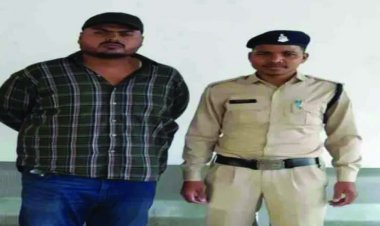 अफीम तस्कर चढ़ा पुलिस के हत्थे