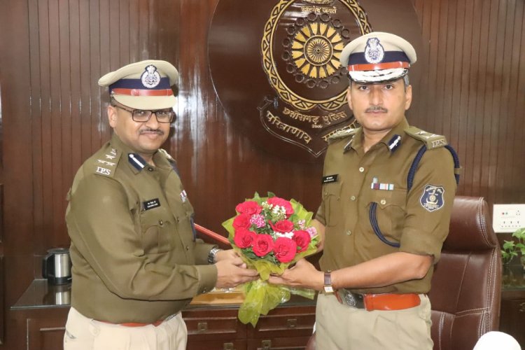 राम गोपाल गर्ग ने IG दुर्ग रेंज का किया पदभार ग्रहण