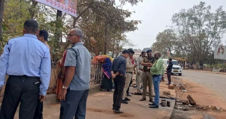 भिलाई में JP चौक से भिलाई विद्यालय चौक तक हटाया गया अतिक्रमण