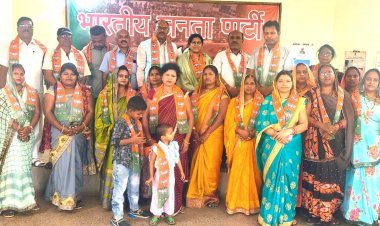 दुर्ग शहर के सैकड़ो महिलाओं ने किया भाजपा प्रवेश