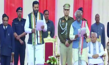 नायब सिंह सैनी ने ली हरियाणा के सीएम पद की शपथ