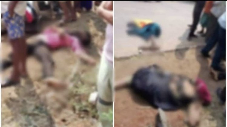 ट्रक ने मोटर साइकिल सवारों को रौंदा, 2 महिला और एक पुरुष की मौत