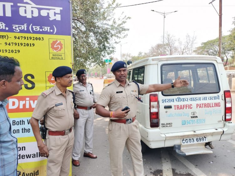 होली में शराब पीकर वाहन चलाने वालों पर कार्रवाई, 31 वाहन जब्त