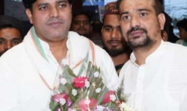 राज्यसभा सांसद इमरान प्रतापगढ़ी के रायपुर आगमन पर सैय्यद मारूफ आलम ने किया भव्य स्वागत
