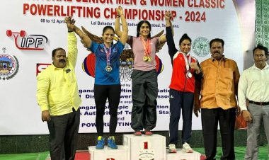 राष्ट्रीय पॉवर लिफ़्टिंग स्पर्धा में छत्तीसगढ़ की महिला खिलाड़ी ने बनाई राष्ट्रीय रिकॉर्ड