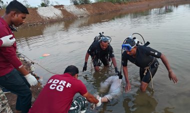 मुरूम खदान में डूबकर युवक की मौत, SDRF की टीम ने निकाला बाहर