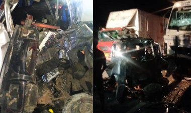 तेज रफ्तार ट्राले ने बरातियों से भरी वैन को मारी टक्कर, 9 की मौत