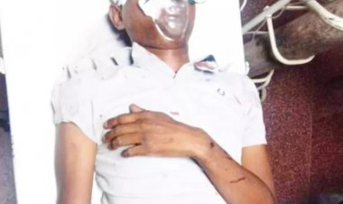 सड़क हादसे में घायल आरक्षक की हालत गंभीर