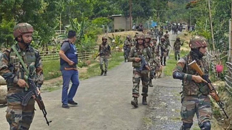 आधी रात को CRPF के कैंप पर हमला, कुकी उग्रवादियों के हमले में CRPF के दो जवानों की मौत