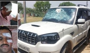 मतदान केंद्र पर जमकर पथराव, भाजपा और सपा कार्यकर्ता आपस  में भिड़े