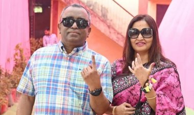 छत्तीसगढ़ हाई कोर्ट के चीफ जस्टिस गौतम भादुड़ी ने सपत्नीक किया मतदान