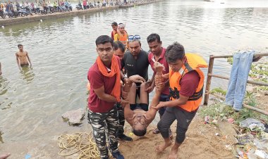 शिवनाथ नदी में डूबने से युवक की मौत, SDRF की टीम ने निकाला बाहर