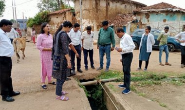 उल्टी-दस्त प्रभावित गांव बोड़ेगांव में स्थिति नियंत्रण पर