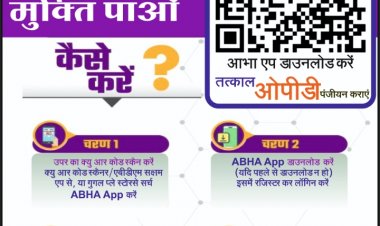 आभा एप का शुभारंभ, अब घर बैठे मरीज कर सकते है OPD पर्ची के लिए रजिस्ट्रेशन, लाईन लगाने की आवश्यकता नहीं