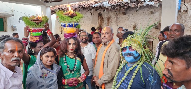 अक्ती ज्वारा, पुतरा, पुतरी विवाह कार्यक्रम में शामिल हुए विधायक ललित चंद्राकर