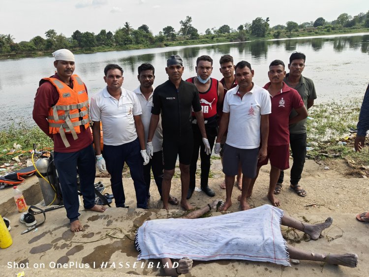 शिवनाथ नदी में डूबकर युवक की मौत