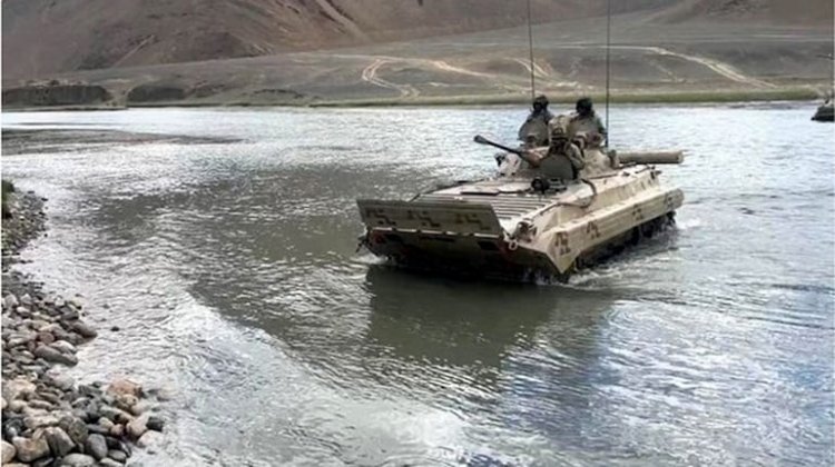 नदी पार करने का अभ्यास कर रहे टैंक सवार जवान लद्दाख में बहे, 5 बहादुर जवानों की मौत