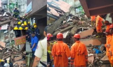 बहुमंजिला इमारत गिरने से कई लोग मलबे में दबे, रेस्क्यू ऑपरेशन जारी