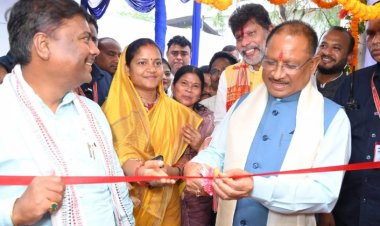 CM विष्णुदेव साय ने जिला हॉस्पिटल में किया रसोईघर का लोकार्पण