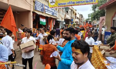 हर-हर महादेव के जयकारों से गूंज उठा गंजपारा