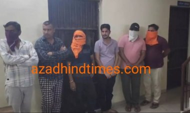 इस पार्षद के घर पुलिस का छापा, जुआ खेलते पकड़े गए 6 लोग, 2 फरार, 10 लाख 5 हजार 500 रुपए कैश बरामद
