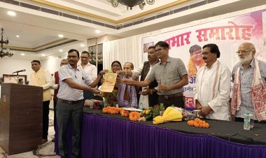 शिक्षक टीकाराम सारथी को मिला गुरु रत्न सम्मान