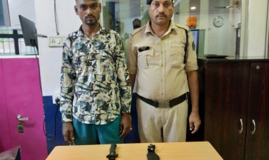 चाकू लहराकर लोगों को धमका रहा था, पुलिस ने घेराबंदी कर पकड़ा