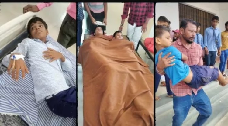इस स्कूल में बासी छोले खाने से 40 बच्चे बीमार, 8 की हालत गंभीर