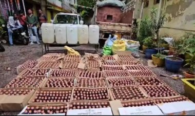 40 पेटी अवैध शराब जब्त, आबकारी विभाग ने दो तस्करों को पकड़ा