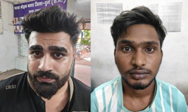 नकली पिस्टल दिखाकर लूट का प्रयास, दो आरोपी गिरफ्तार, कार भी जब्त