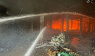 सुबह-सुबह दुर्ग के इस राइस मिल में लगी भीषण आग