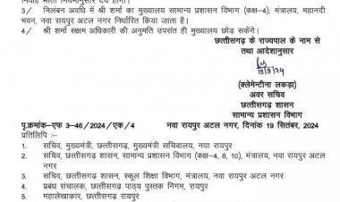 CM साय ने पाठ्य पुस्तक निगम के महाप्रबंधक को किया निलंबित,कबाड़ में मिली थी शैक्षणिक सत्र 2024-25 की नई किताबें