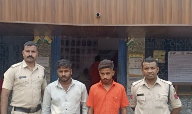 धारदार चाकू से हमला कर चोट पहुंचाने वाले 2 आरोपी गिरफ्तार